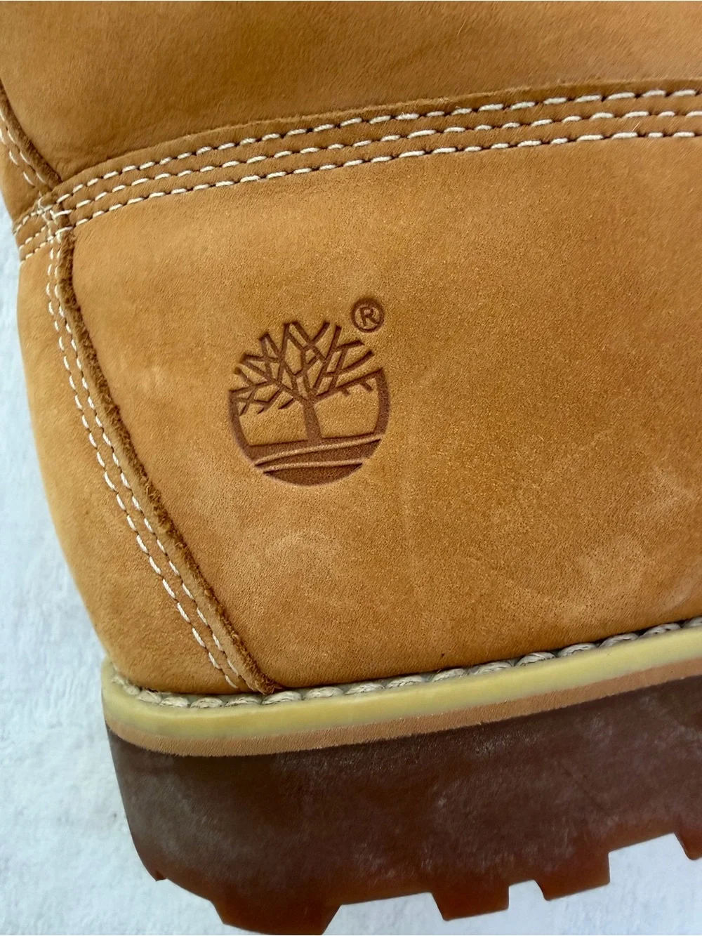 TIMBERLAND Premium Waterproof Calf High Boots Wheat Nubuck Size Girls 7* EU 40